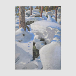 Akseli Gallen-Kallela - Lair of the Lynx Seidenpapier