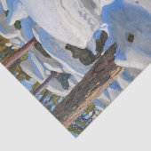 Akseli Gallen-Kallela - Lair of the Lynx Seidenpapier (Ausschnitt)