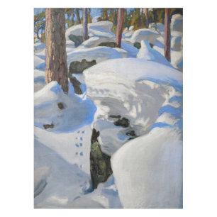 Akseli Gallen-Kallela - Lair of the Lynx Tischdecke