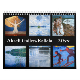 Akseli Gallen-Kallela Masterpiece Kalender