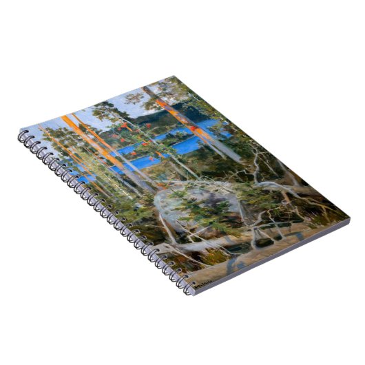 Akseli Gallen-Kallela - See in der Wildnis Notizblock (Rechte Seite)