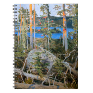 Akseli Gallen-Kallela - See in der Wildnis Notizblock