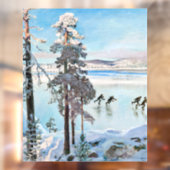 Akseli Gallen-Kallela - Skater in der Nähe von Kal Fensteraufkleber (Blatt 2)