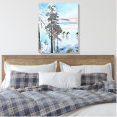 Akseli Gallen-Kallela - Skater in der Nähe von Kal Leinwanddruck (Insitu (Schlafzimmer))