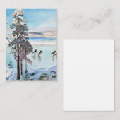 Akseli Gallen-Kallela - Skater in der Nähe von Kal Mitteilungskarte (Vorne/Hinten)