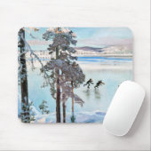 Akseli Gallen-Kallela - Skater in der Nähe von Kal Mousepad (Mit Mouse)