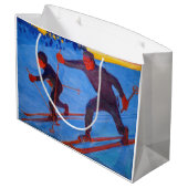 Akseli Gallen-Kallela - Skiers Große Geschenktüte (Rückseite Schrägansicht)