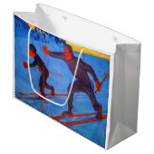 Akseli Gallen-Kallela - Skiers Große Geschenktüte (Vorderseite Schrägansicht)