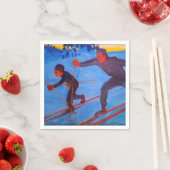 Akseli Gallen-Kallela - Skiers Serviette (Beispiel)