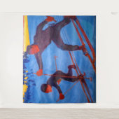 Akseli Gallen-Kallela - Skiers Wandteppich (Vorderseite)