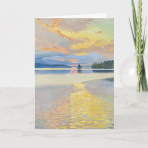 Akseli Gallen-Kallela - Sonnenuntergang über dem R Karte