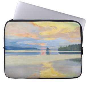 Akseli Gallen-Kallela - Sonnenuntergang über dem S Laptopschutzhülle