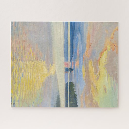 Akseli Gallen-Kallela - Sonnenuntergang über dem S Puzzle (Horizontal)