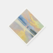 Akseli Gallen-Kallela - Sonnenuntergang über dem S Serviette (Ecke)