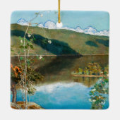 Akseli Gallen-Kallela - Thunderwolken am Horizont Keramikornament (Rückseite)