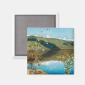 Akseli Gallen-Kallela - Thunderwolken am Horizont Magnet (Vorderseite/Rückseite)