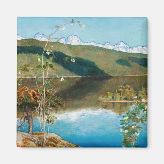 Akseli Gallen-Kallela - Thunderwolken am Horizont Magnet (Vorne)