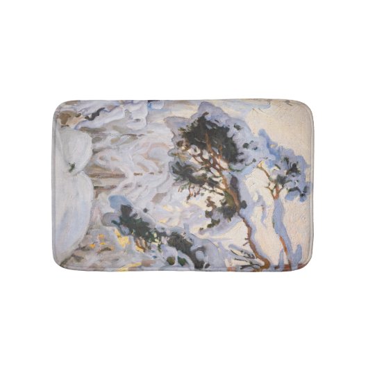 Akseli Gallen-Kallela - Wald im Winter Badematte (Vorderseite)