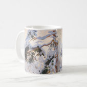 Akseli Gallen-Kallela - Wald im Winter Kaffeetasse (Vorderseite Links)