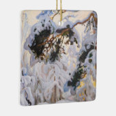 Akseli Gallen-Kallela - Wald im Winter Keramikornament (Rechts)