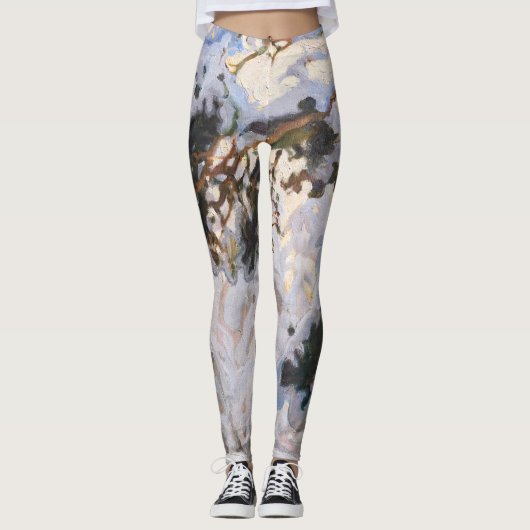 Akseli Gallen-Kallela - Wald im Winter Leggings (Vorderseite)