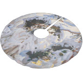 Akseli Gallen-Kallela - Wald im Winter Polyester Weihnachtsbaumdecke (Schrägansicht)