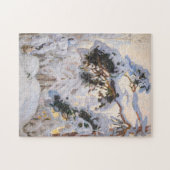 Akseli Gallen-Kallela - Wald im Winter Puzzle (Horizontal)