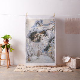 Akseli Gallen-Kallela - Wald im Winter Stoff