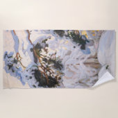 Akseli Gallen-Kallela - Wald im Winter Strandtuch (Vorderseite)