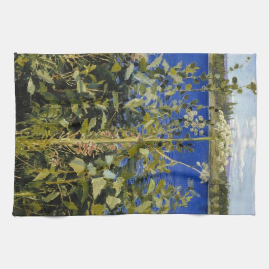 Akseli Gallen-Kallela - Wild Angelica Geschirrtuch (Horizontal)