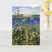 Akseli Gallen-Kallela - Wild Angelica Karte (Gelbe Blume)