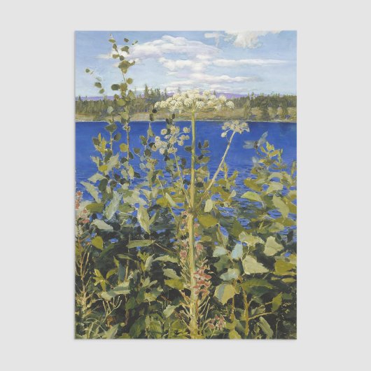 Akseli Gallen-Kallela - Wild Angelica Seidenpapier