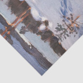 Akseli Gallen-Kallela - Winterlandschaft #1 Seidenpapier (Detail)