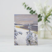 Akseli Gallen-Kallela - Winterlandschaft #2 Postkarte (Stehend Vorderseite)