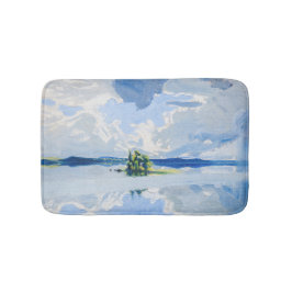 Akseli Gallen-Kallela - Wolken oberhalb eines Sees Badematte