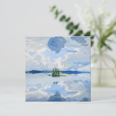 Akseli Gallen-Kallela - Wolken oberhalb eines Sees Einladung (Stehend Vorderseite)