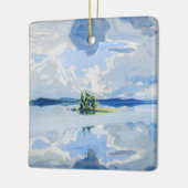 Akseli Gallen-Kallela - Wolken oberhalb eines Sees Keramikornament (Links)