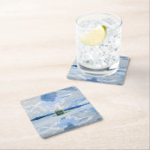 Akseli Gallen-Kallela - Wolken oberhalb eines Sees Rechteckiger Pappuntersetzer (Vor Ort)