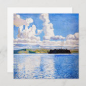 Akseli Gallen-Kallela - Wolkentürme Einladung (Vorne/Hinten)