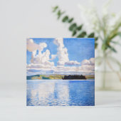 Akseli Gallen-Kallela - Wolkentürme Einladung (Stehend Vorderseite)