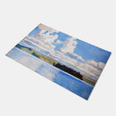 Akseli Gallen-Kallela - Wolkentürme Fußmatte (Schrägansicht)