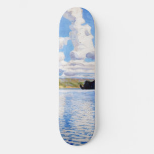 Akseli Gallen-Kallela - Wolkentürme Skateboard