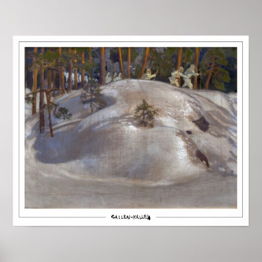 Akseli Gallen-Kallela Zedign Art Poster #125 (Vorne)