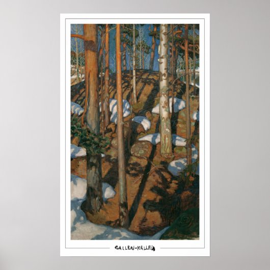 Akseli Gallen-Kallela Zedign Art Poster #18 (Vorne)