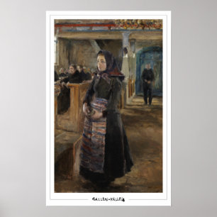 Akseli Gallen-Kallela Zedign Art Poster #348