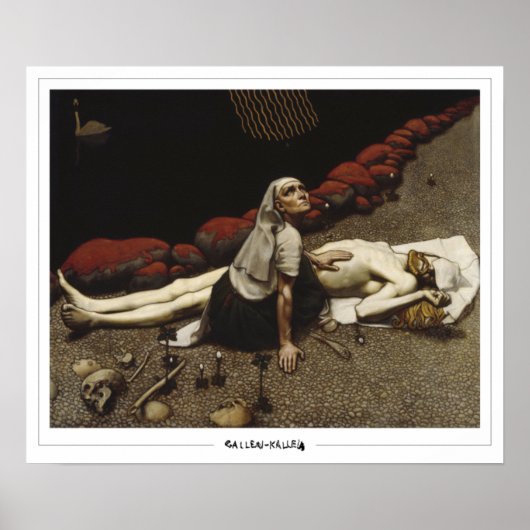 Akseli Gallen-Kallela Zedign Art Poster #351 (Vorne)