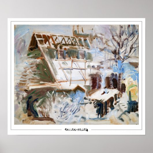 Akseli Gallen-Kallela Zedign Art Poster #442 (Vorne)