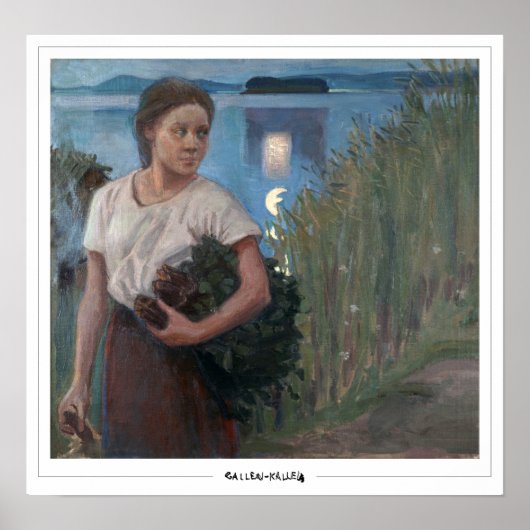 Akseli Gallen-Kallela Zedign Art Poster #8 (Vorne)