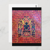 Akshobya Buddha Altar Card Postkarte (Vorne/Hinten)