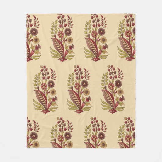 Akstract mughal motif Bunch Muster Hintergrund des Fleecedecke (Vorderseite)